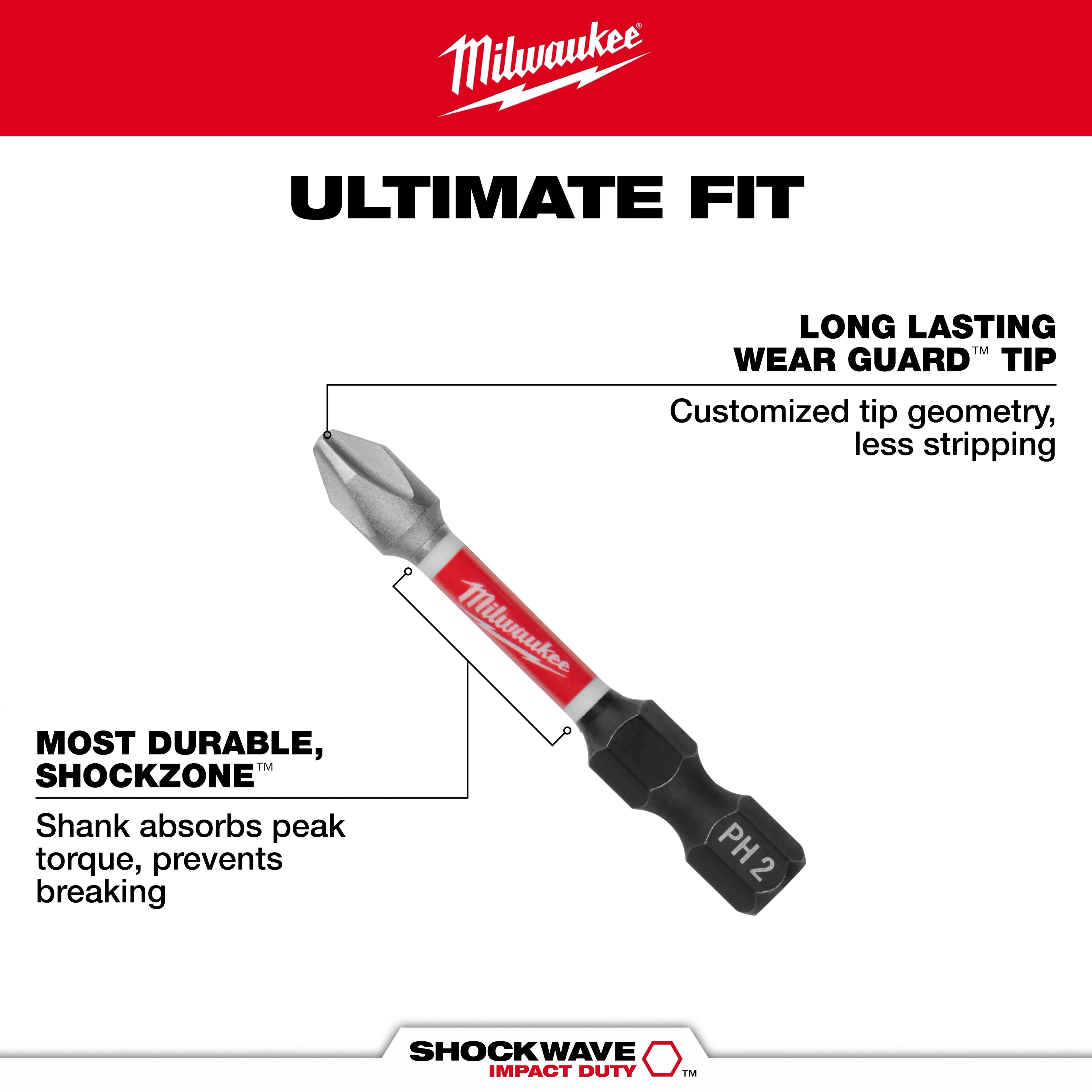 13PC SHOCKWAVE™ Impact Duty Driver Bit Set