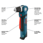 Bosch PS11N 12V Max 3/8 In. Angle Drill (Tool Only)