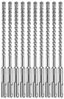 Bosch HCFC2041B10 10 pc. 1/4 In. x 4 In. x 6 In. SDS-plus Bulldog Xtreme Carbide Rotary Hammer Drill Bits