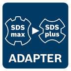 Bosch HA1030 SDS-max to SDS-plus Rotary Hammer Adapter