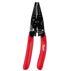 10-28 AWG Multi-Purpose Dipped Grip Wire Stripper & Cutter w/ Reinforced Head