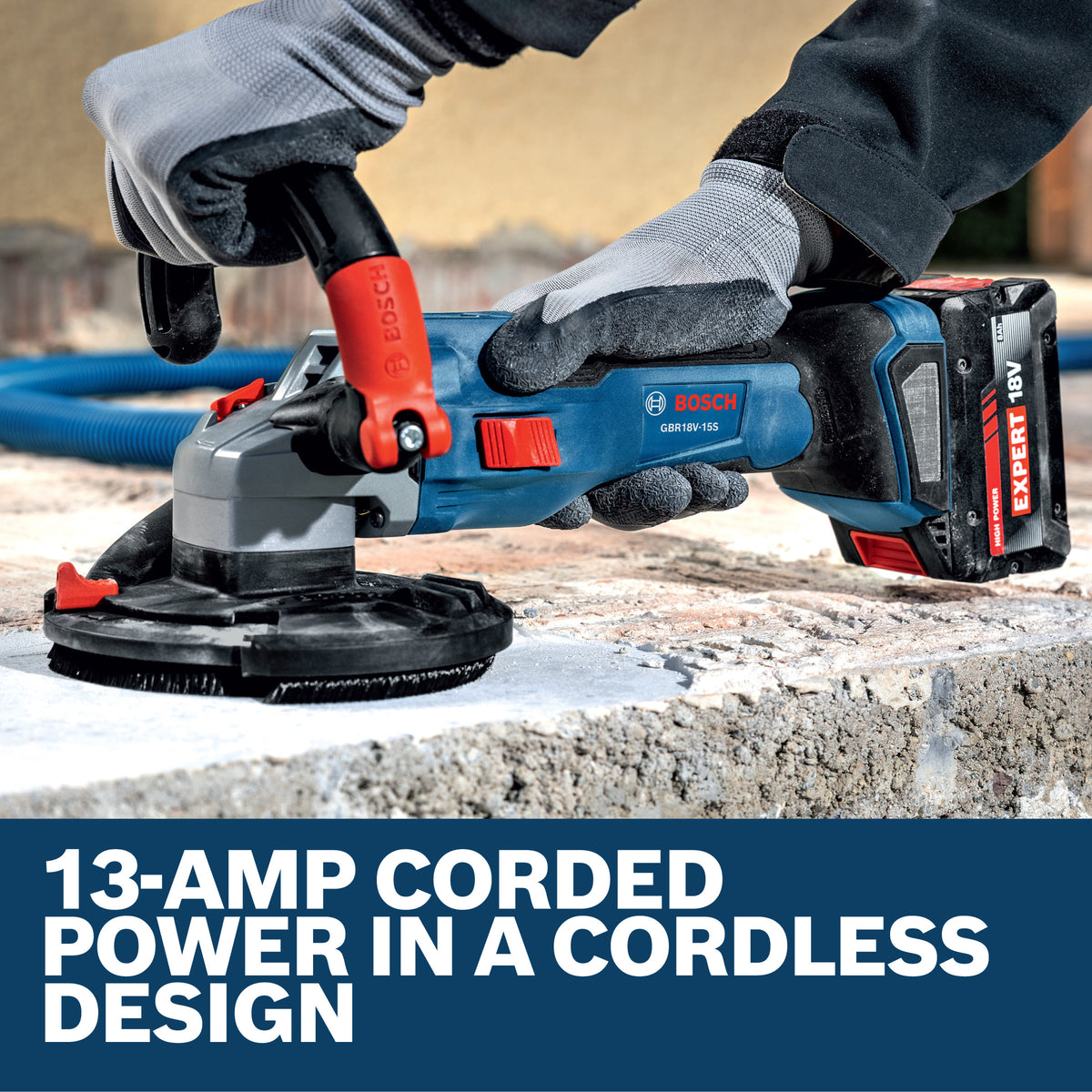 Bosch GBR18V-15SN18X 5 In. 18V Concrete Surface Grinder