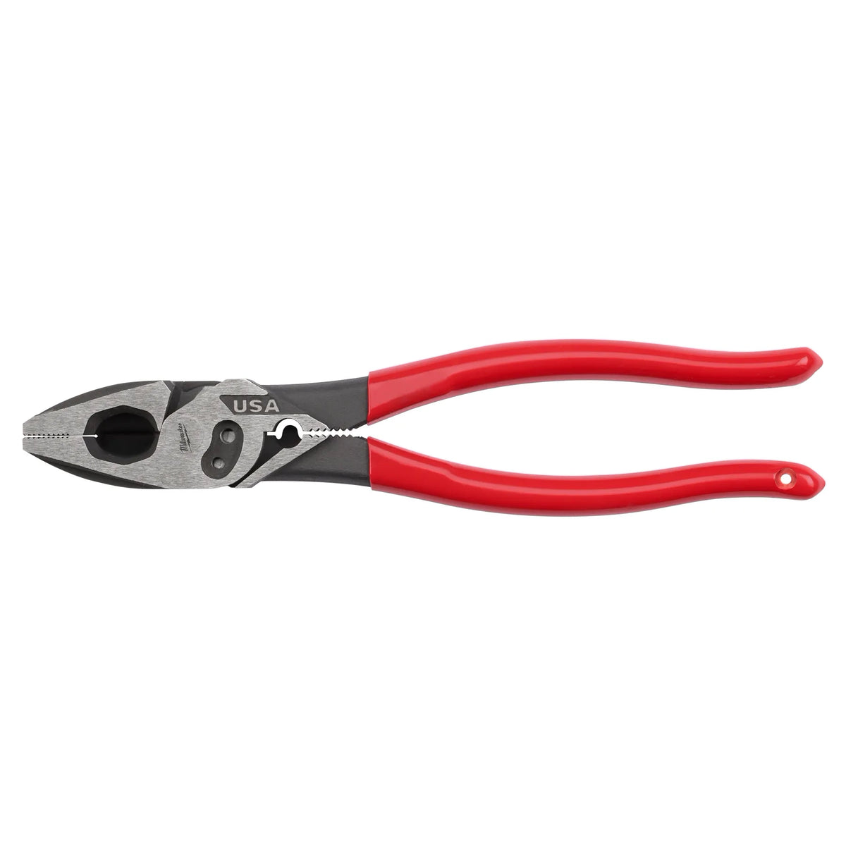 Milwaukee 9" Lineman's Dipped Grip Pliers with  Crimper & Bolt Cutter (USA) | MT500C