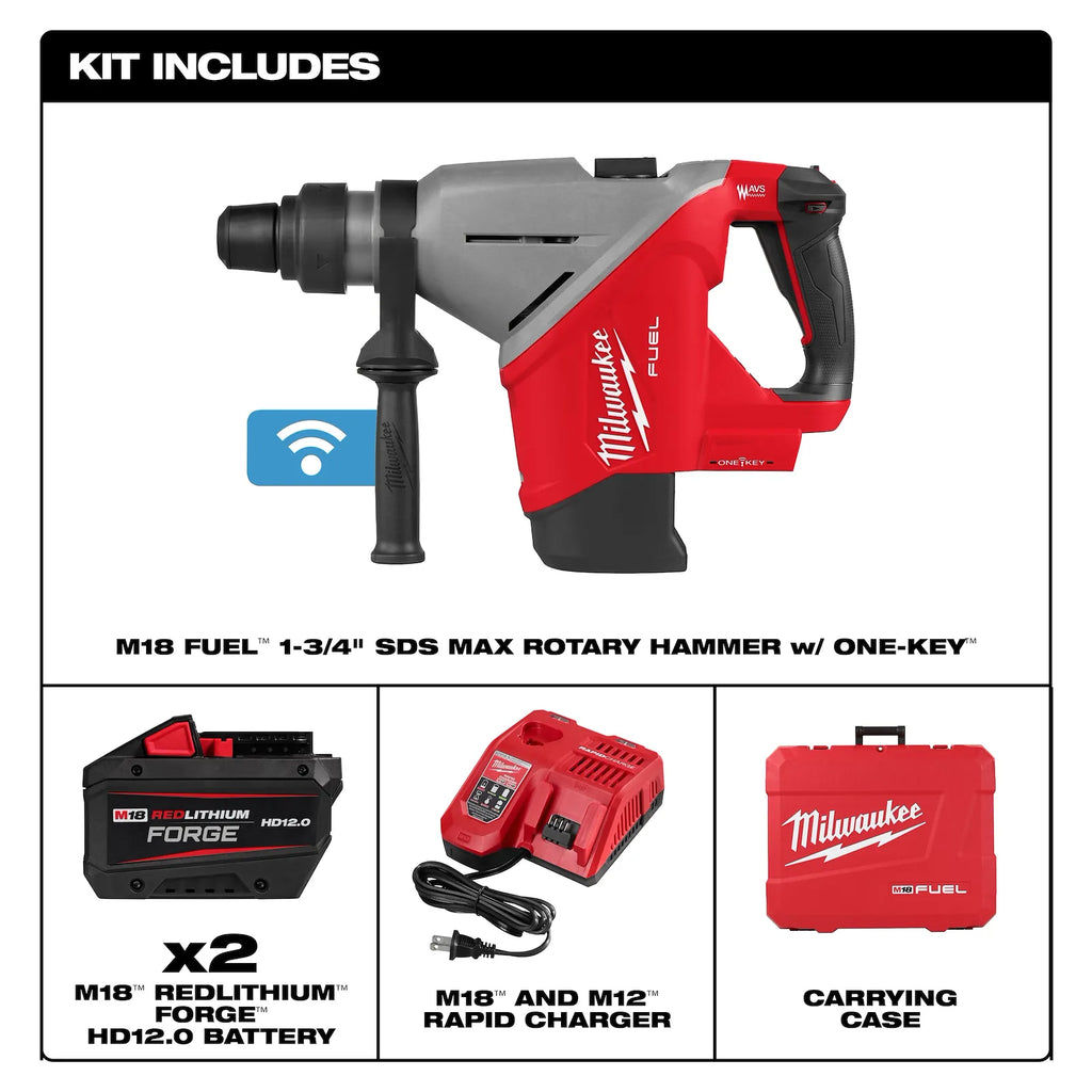 M18 FUEL™ 1-3/4" SDS MAX Rotary Hammer w/ ONE-KEY™