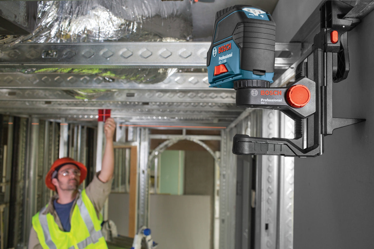 Bosch GCL 2-160 Self-Leveling Cross-Line Laser with Plumb Points