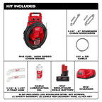 M12 FUEL™ High Speed Chain Snake for 1-1/4”-2” Pipes