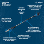 Bosch GKE18V-25TPN 18V 10 In. Pole Chainsaw