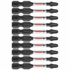 Bosch ITP2R22B 10 pc. Impact Tough 2 In. Phillips/Square #2 Power Bits (Bulk Pack)