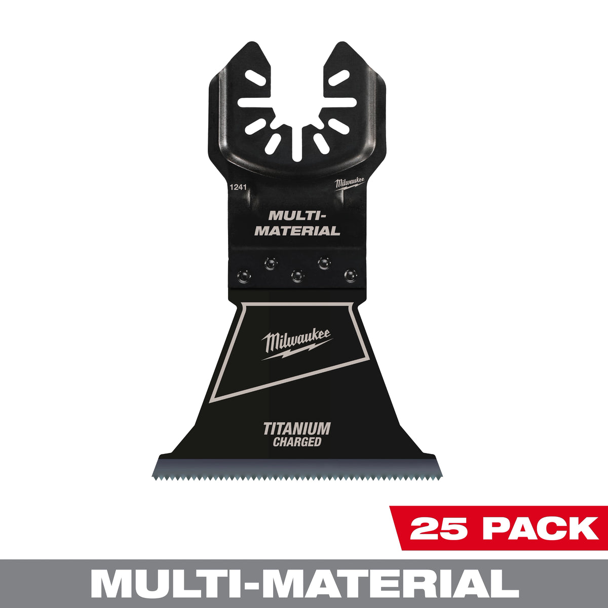 Milwaukee 2-1/2” Bi-Metal Multi-Material Universal Fit Oscillating Multi-Tool Blade (25 PK) | 49-25-1248