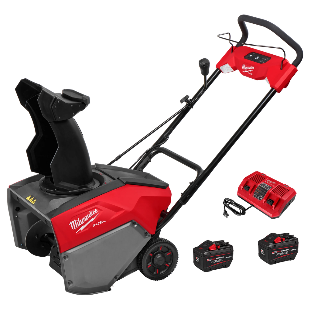 Milwaukee M18 FUEL 21" Auger Propelled Dual Battery Single Stage Snow Blower Kit | 3036-22HD