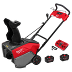 Milwaukee M18 FUEL 21" Auger Propelled Dual Battery Single Stage Snow Blower Kit | 3036-22HD
