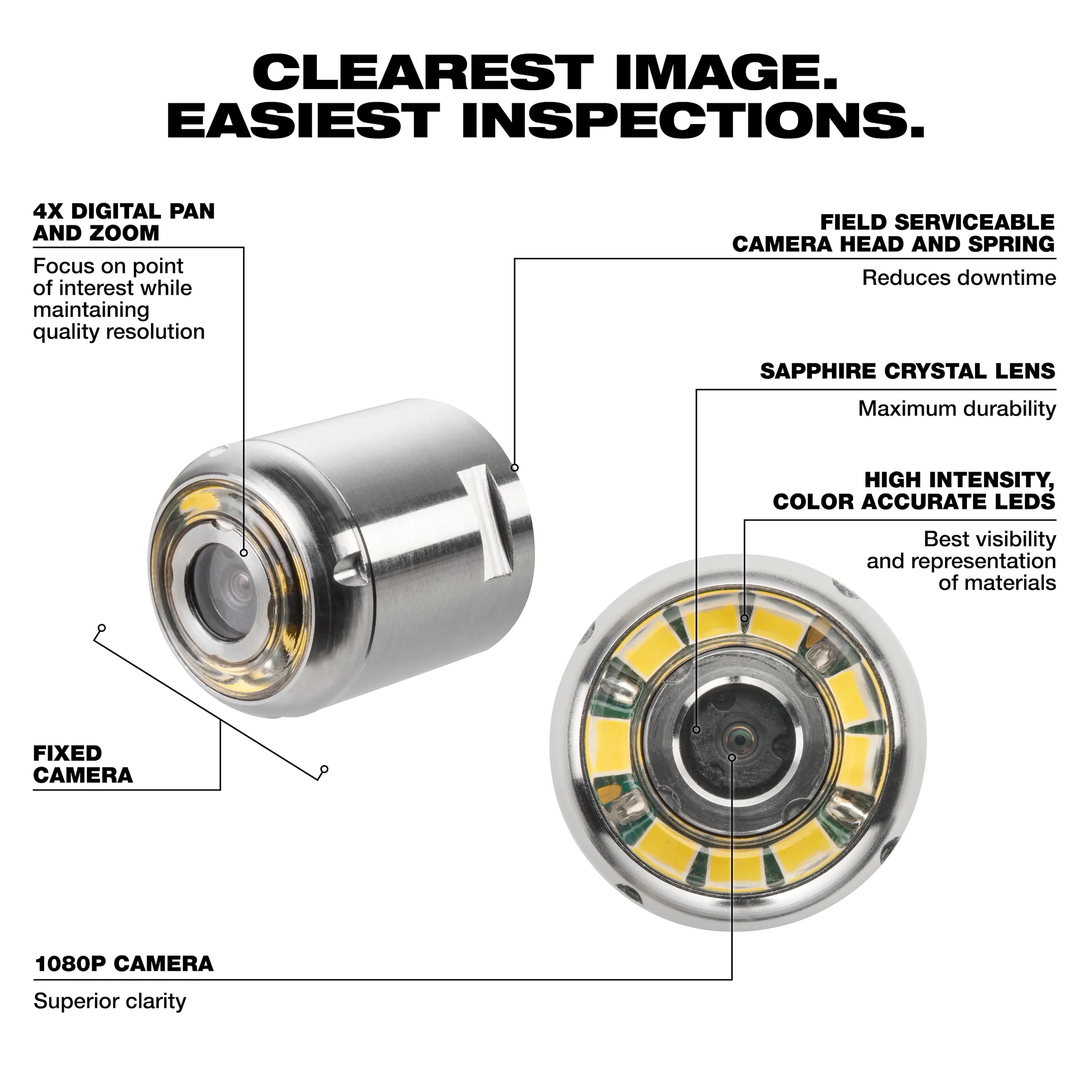 M12™ 65’ Ultra Flex Compact Inspection Camera Kit