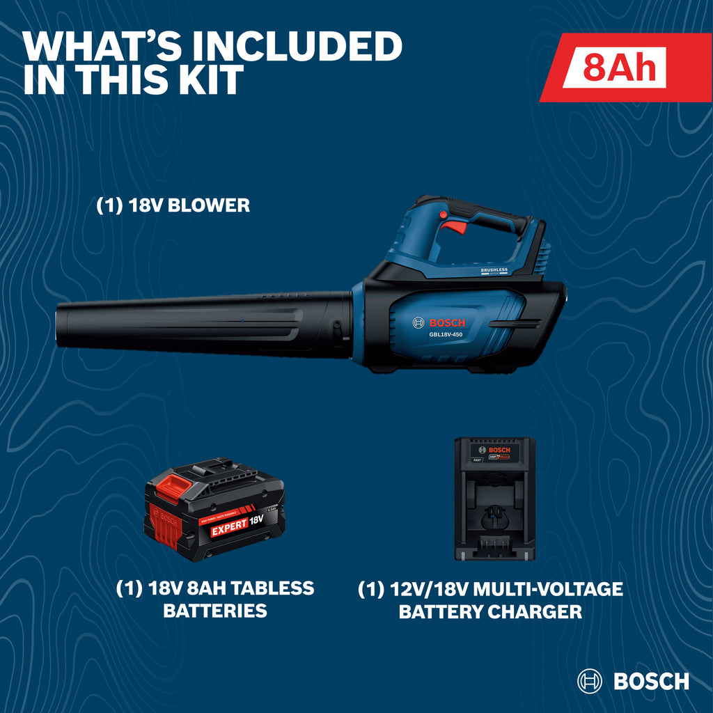 Bosch GBL18V-450N18X 18V Blower Kit