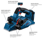Bosch GHO18V-26N 18V Brushless Planer