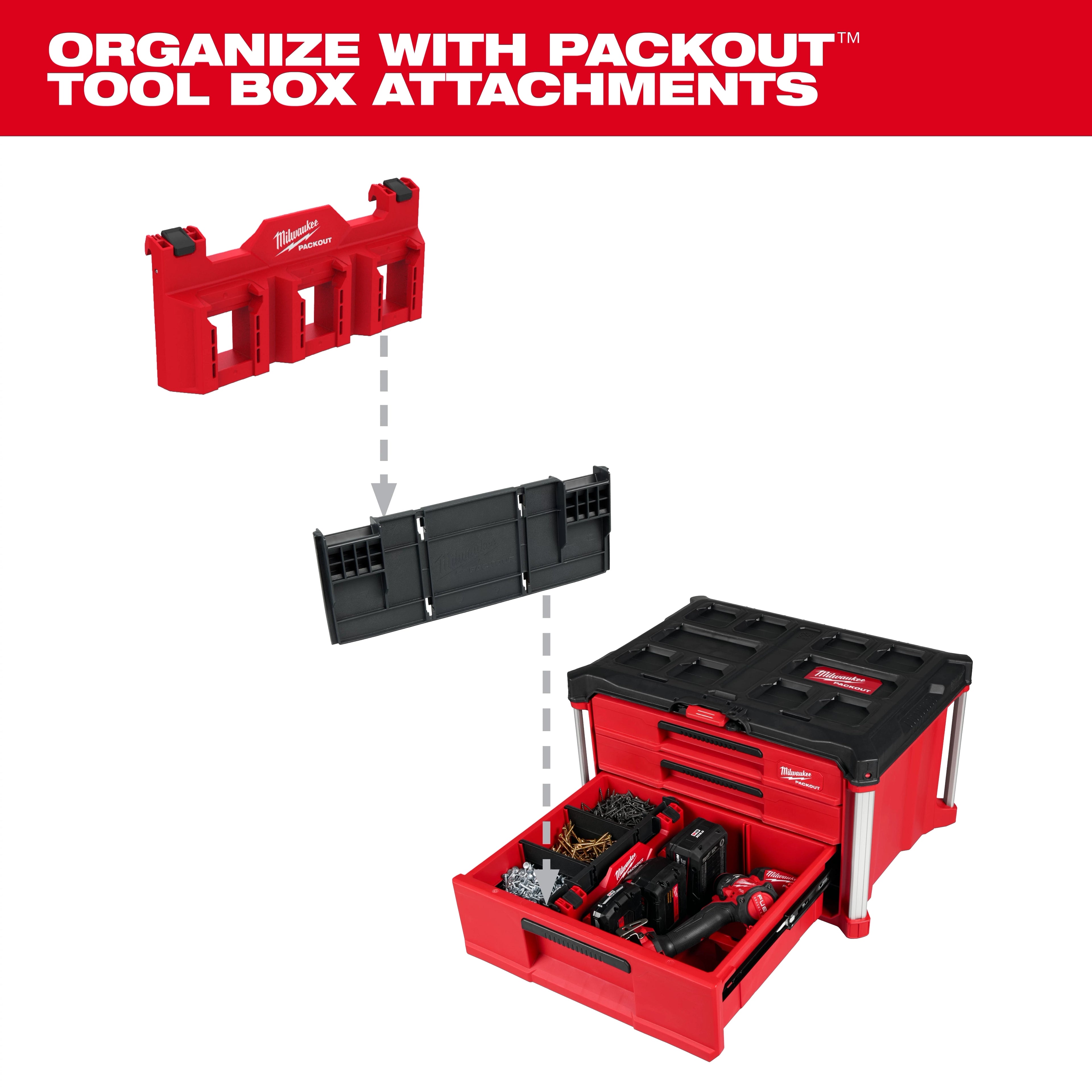 Divider for PACKOUT™ Drawer Tool Boxes