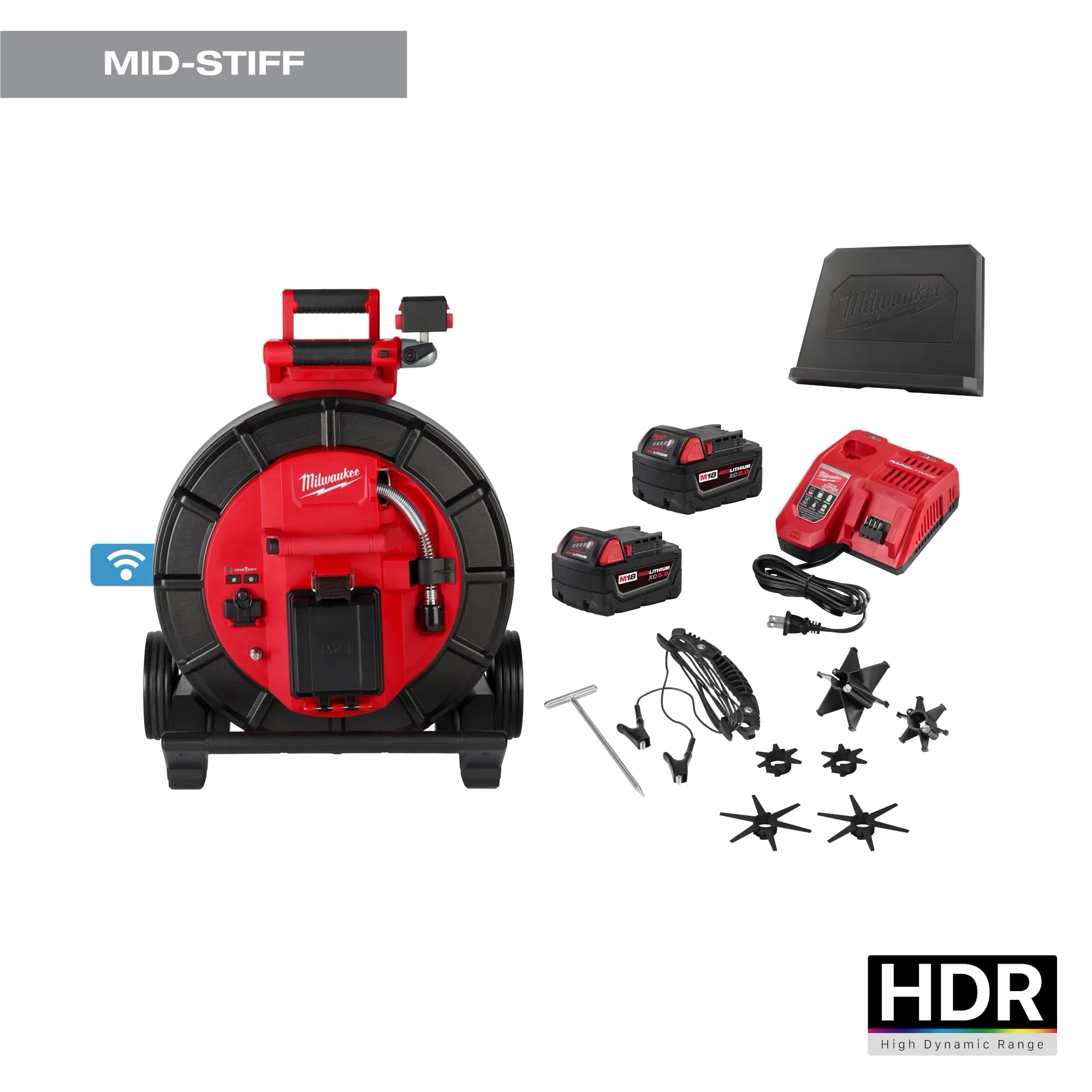 200’ Mid-Stiff Modular Pipeline Inspection Reel