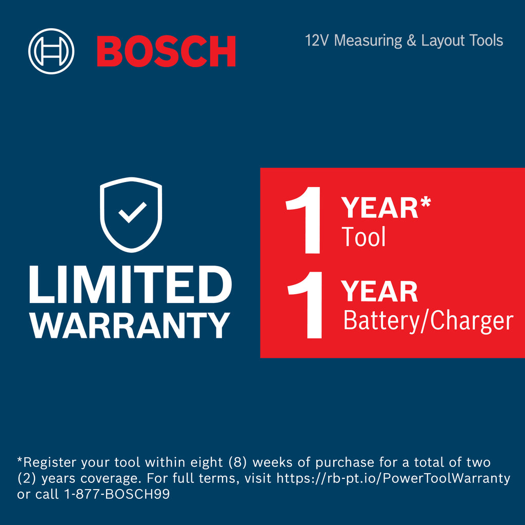 Bosch GCL165-82CGL 12V Max Connected Green-Beam Cross-Line Laser with Plumb Points and 12V Battery