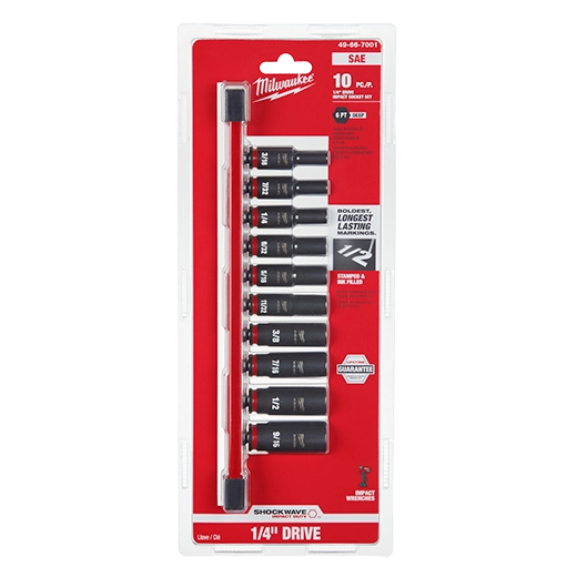 10PC SHOCKWAVE™ Impact Duty SAE Deep 6 Point Socket Set - 49-66-7001 - image 2