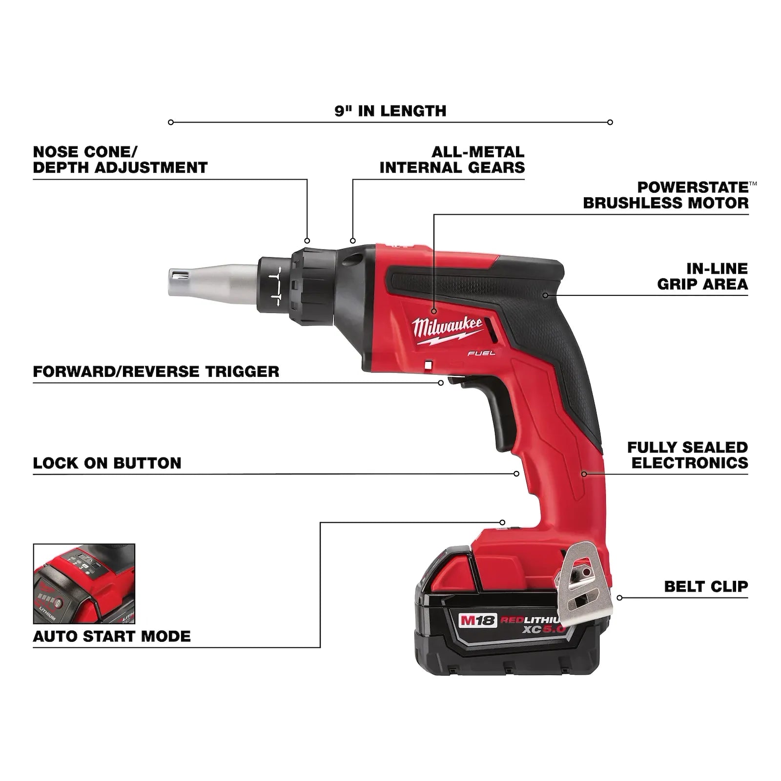 M18 FUEL™ Drywall Screw Gun
