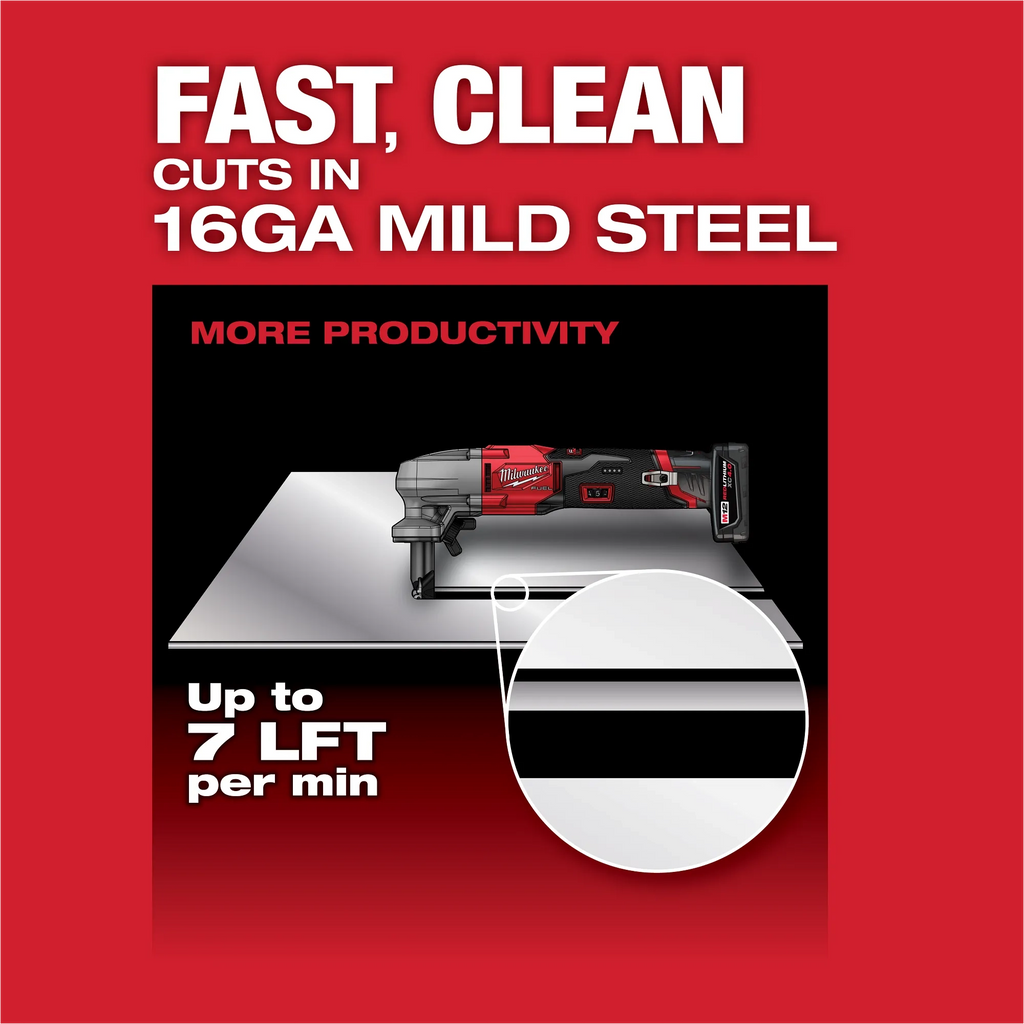 Milwaukee M12 FUEL 16 Gauge Variable Speed Nibbler | 2476-20