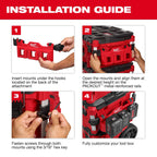 Milwaukee PACKOUT Tool Box Attachment Mount | 48-22-8601