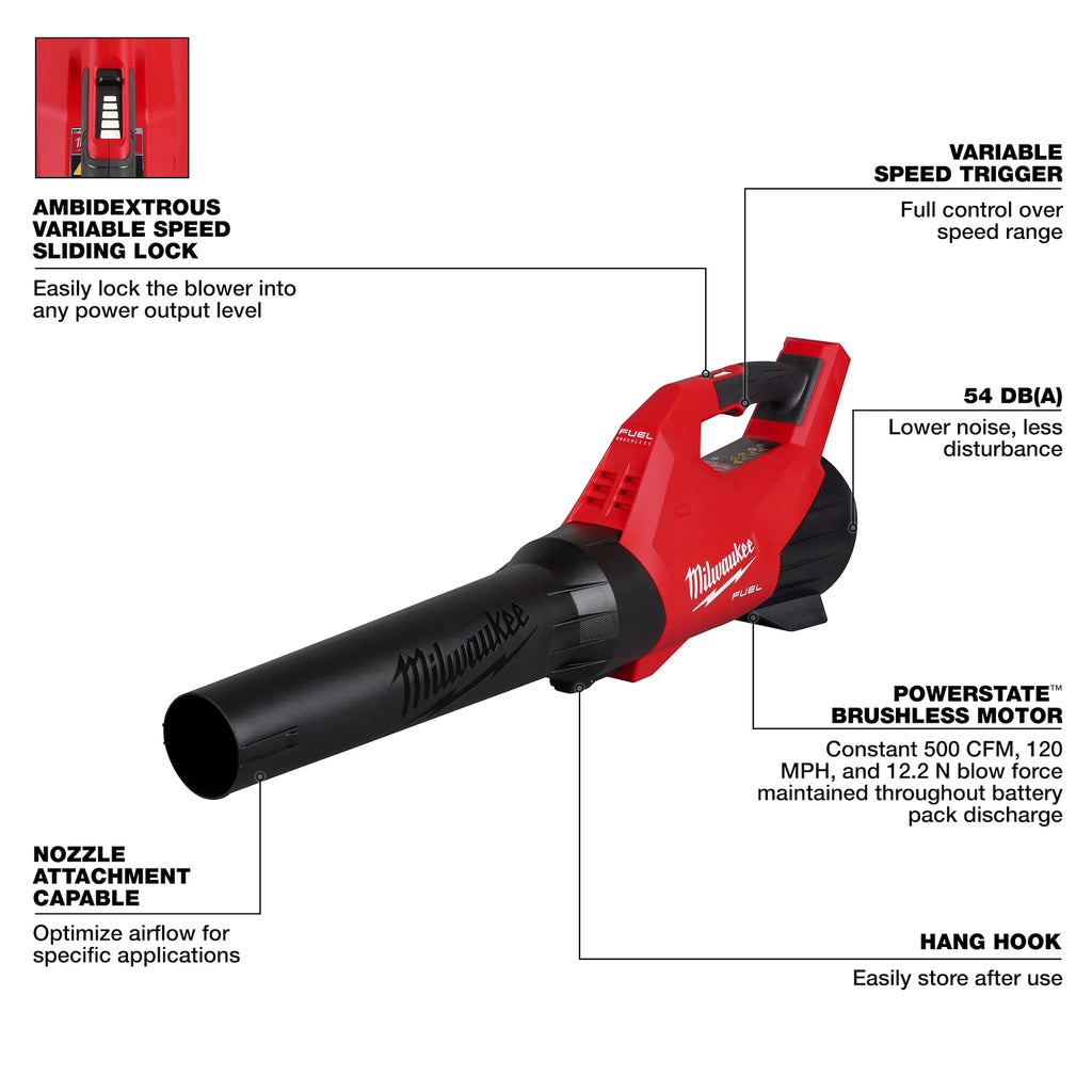 Milwaukee M18 FUEL Blower – Configuration Options