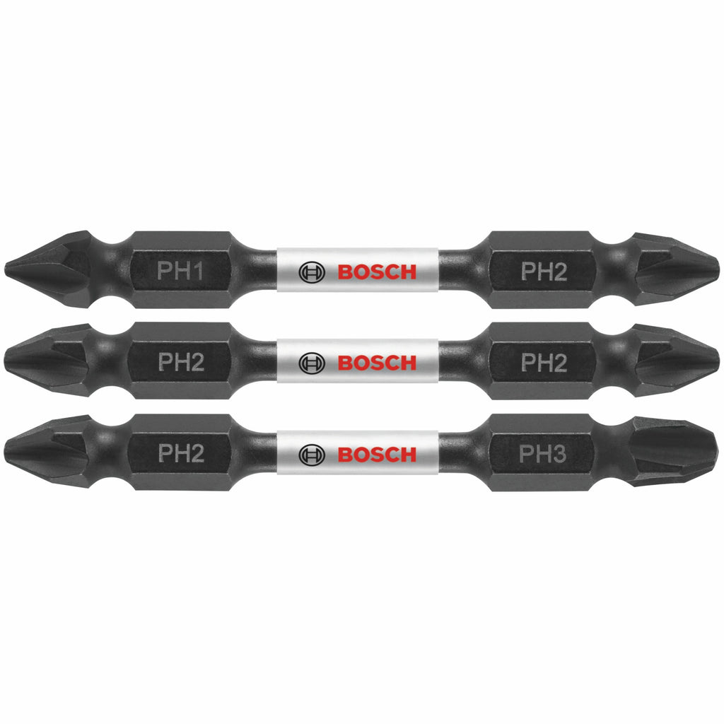 Bosch ITDEPHV2503 3 pc. Impact Tough 2.5 In. Phillips Double-Ended Bit Set