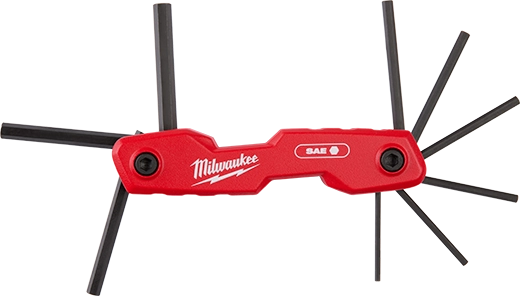 Milwaukee 9-Key Folding Hex Key Set - SAE | 48-22-2181