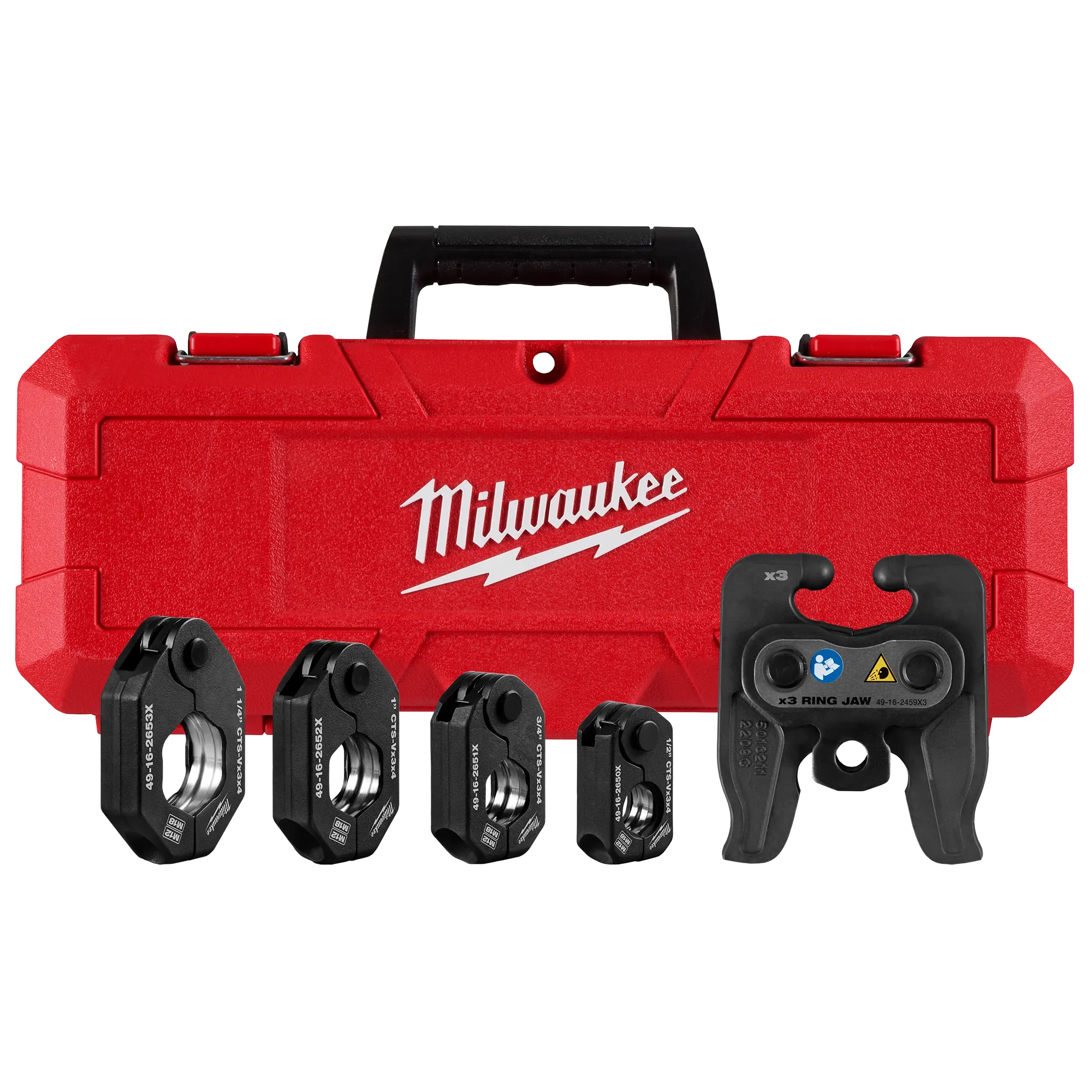 1/2" - 1-1/4" CTS-V Pivoting Press Ring Kit for M12™ FORCE LOGIC™ Press Tool