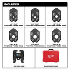 1/4" - 7/8" RLS® Pivoting Press Ring Kit for M12™ FORCE LOGIC™ Press Tool