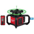 Milwaukee M18 Green Interior Rotary Laser Level Kit with  Remote/Receiver & Wall Mount Bracket | 3702-21