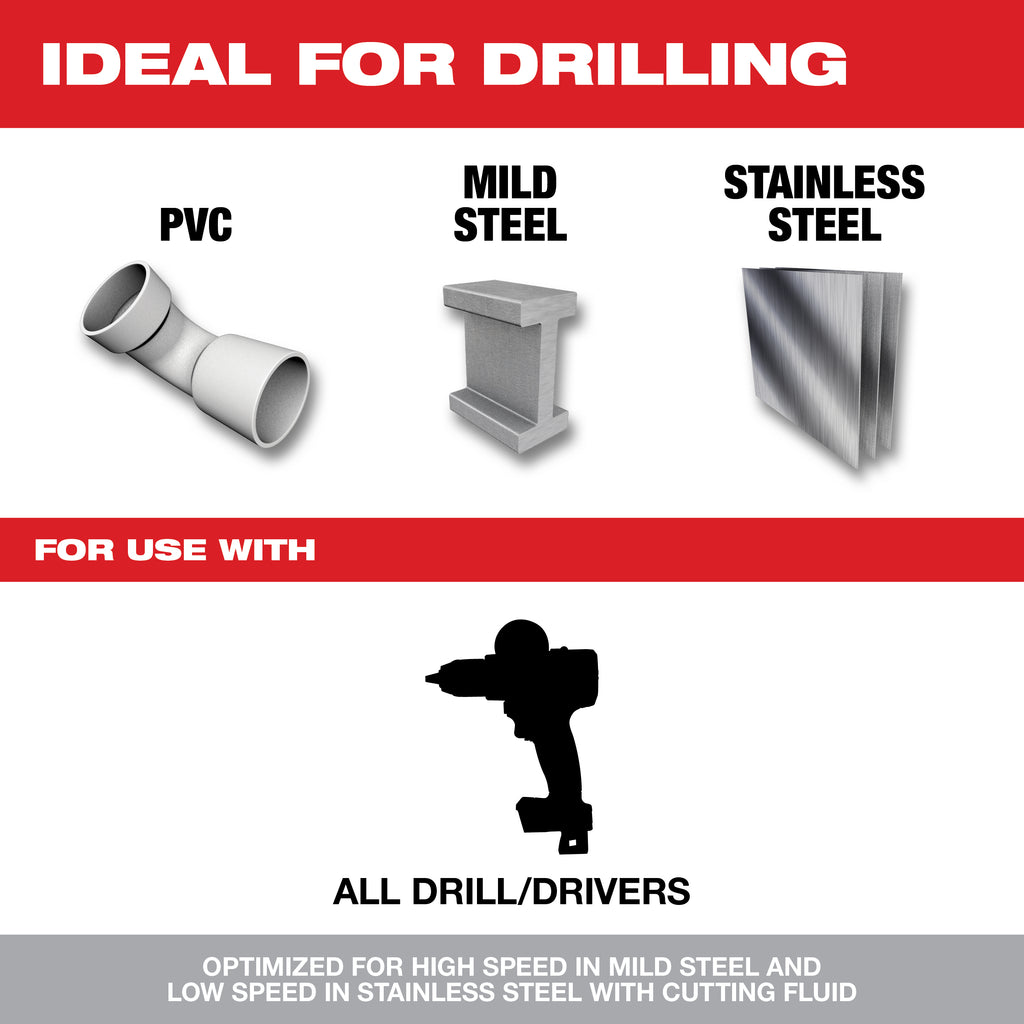 Cobalt Step Bit Kit (3PC)