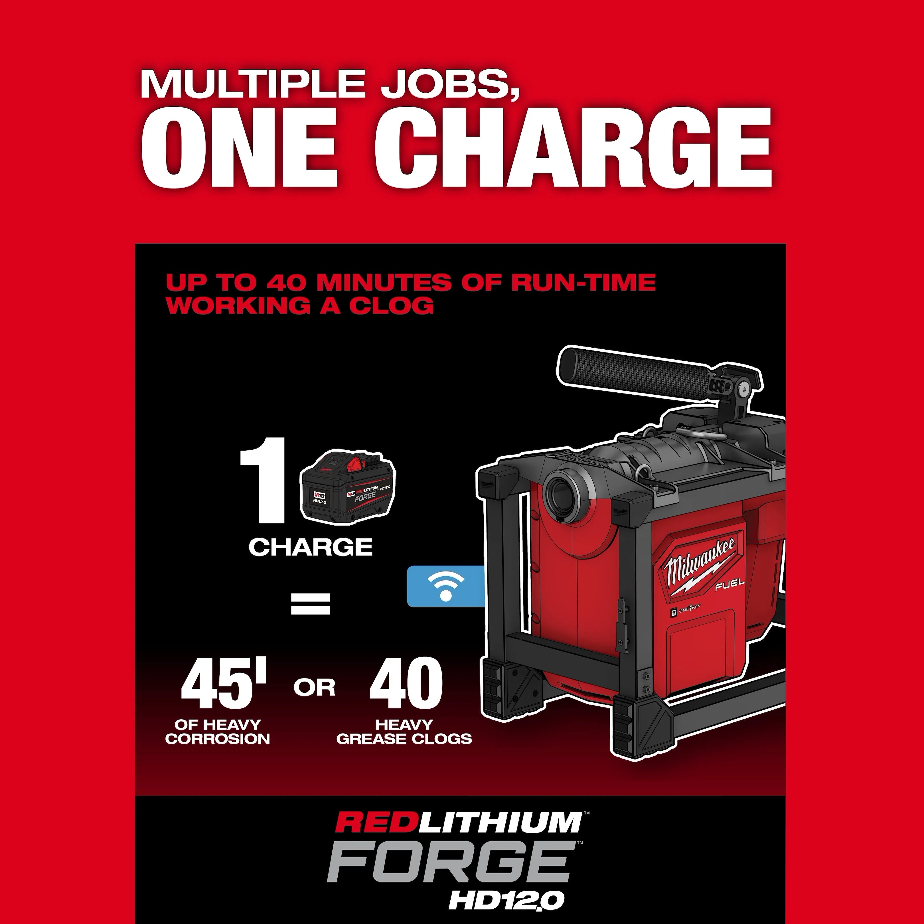 M18 FUEL™ Sectional Machine for 5/8” & 7/8" Cable