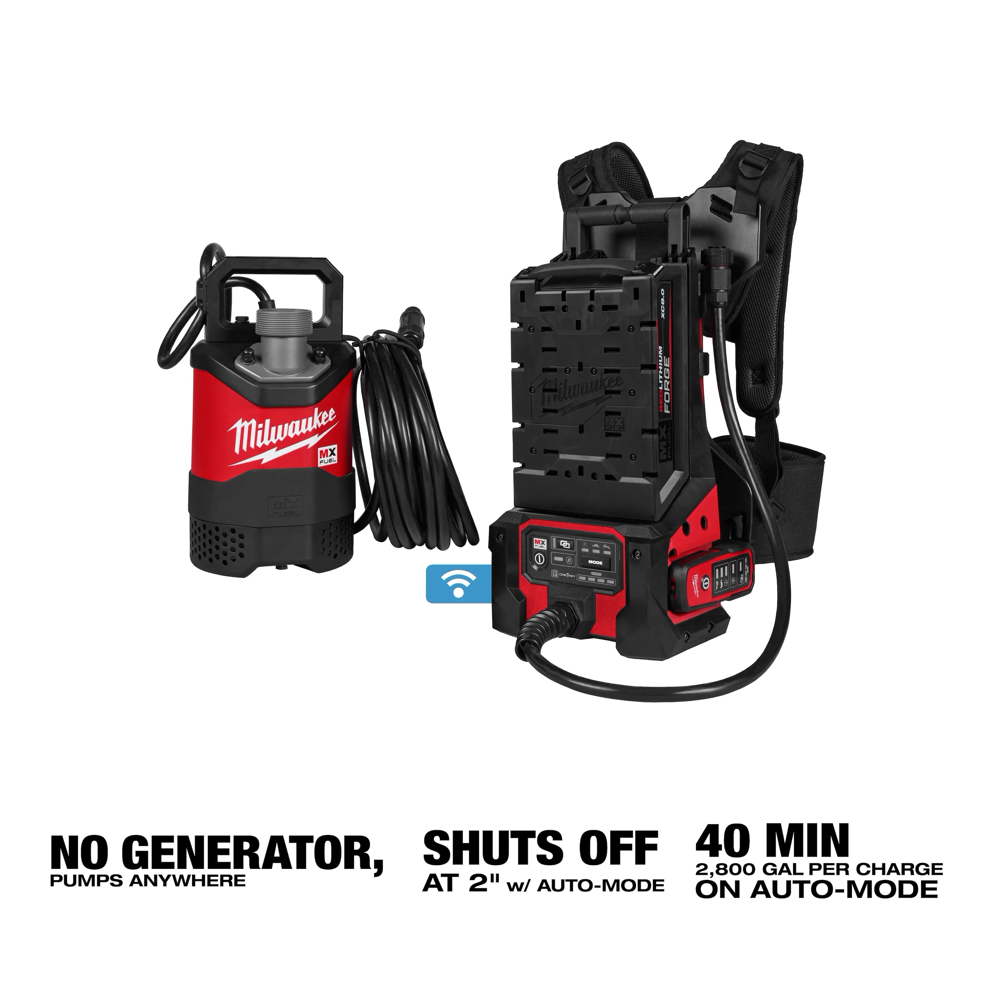 MX FUEL™ 1HP 2" Submersible Pump Kit