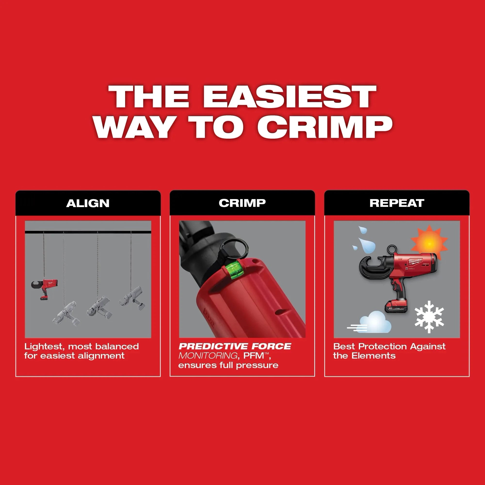 M18™ FORCE LOGIC™ 12 Ton Utility Crimper (Tool Only)