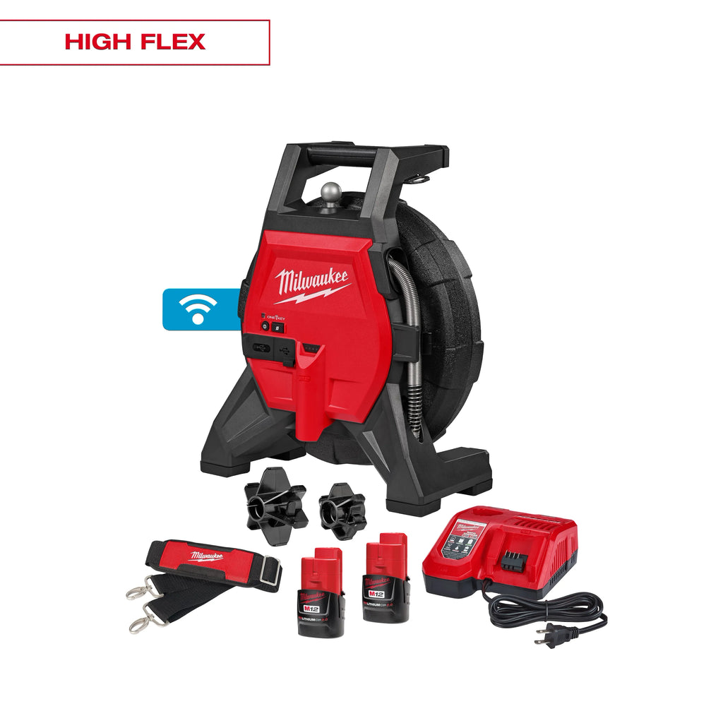 Milwaukee M12 85’ High Flex Compact Inspection Camera Kit | 3318-22B