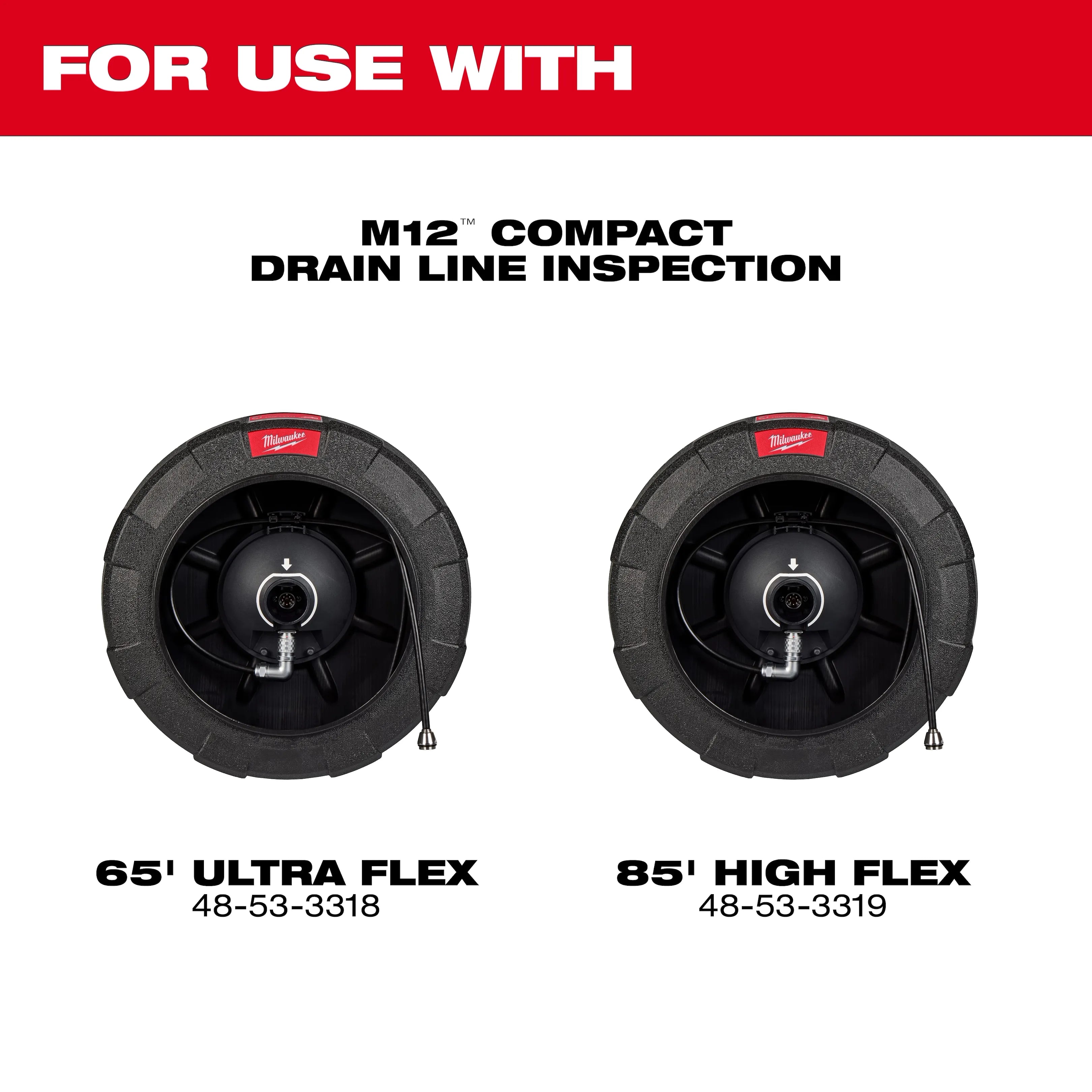 M12™ Compact Drain Line Inspection Powered Base