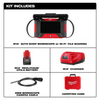 M12™ Auto Shop Borescope w/ Wi-Fi® File Sharing