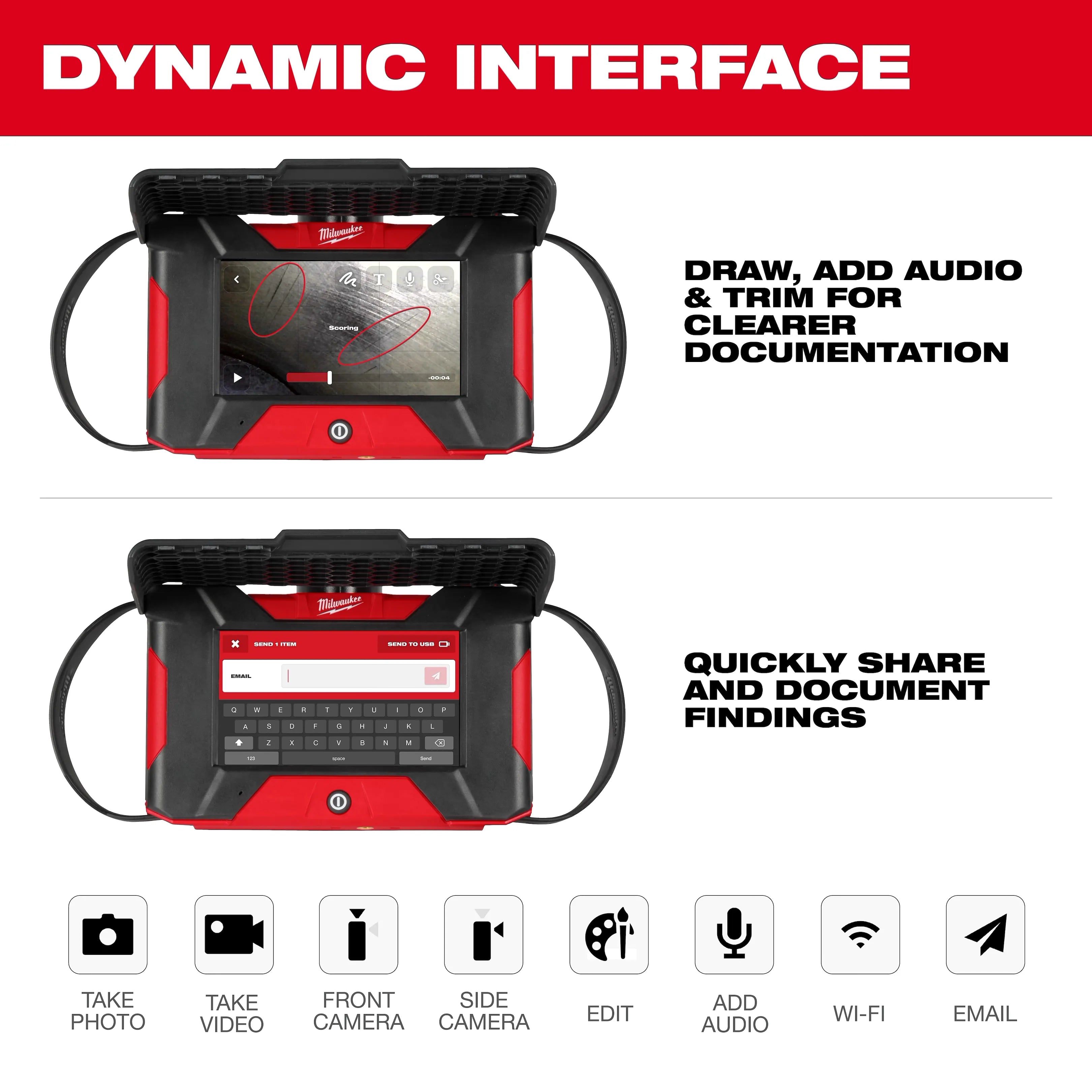 M12™ Auto Shop Borescope w/ Wi-Fi® File Sharing
