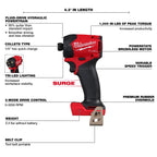 M18 FUEL™ SURGE™ 1/4" Hex Hydraulic Driver