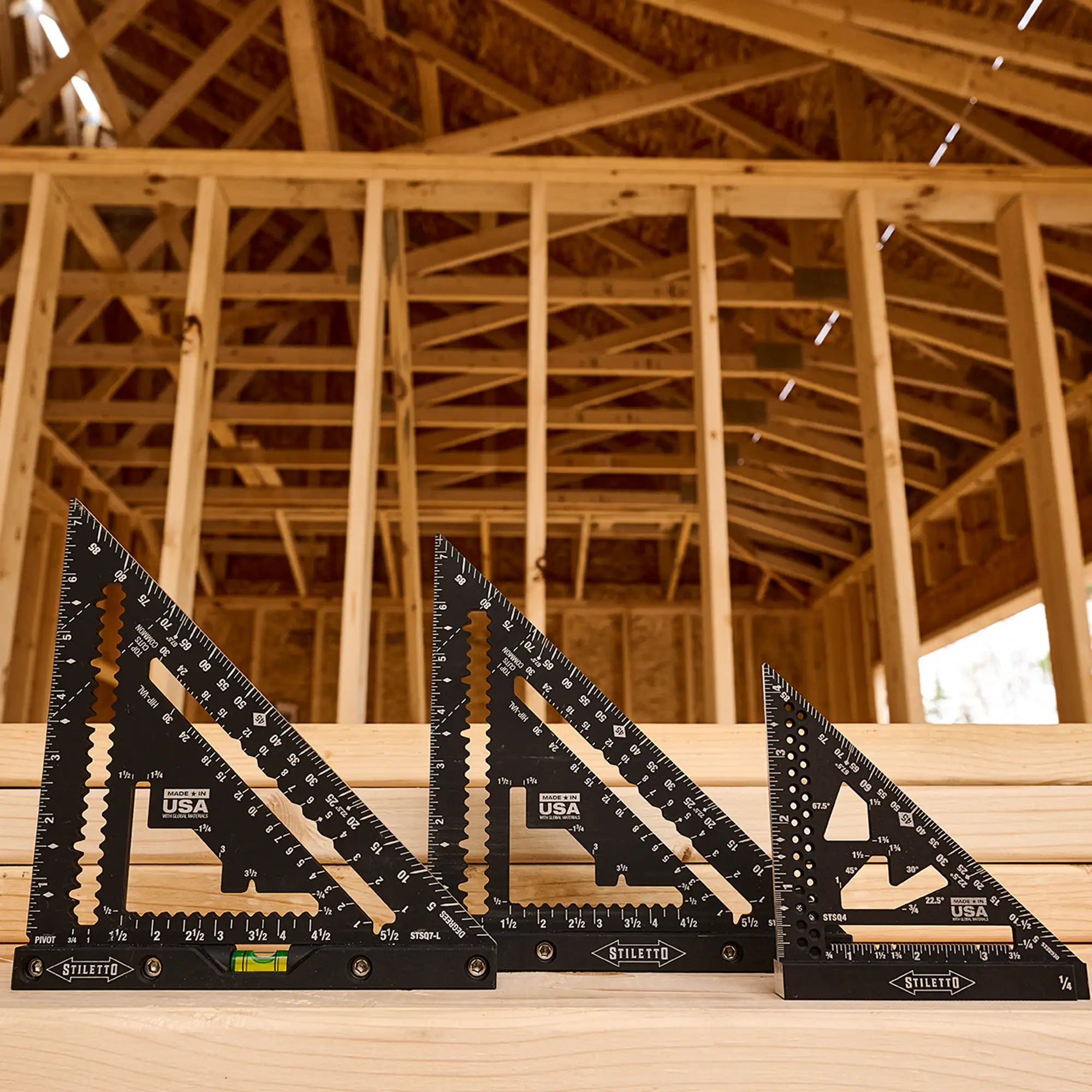 7" Carpenter Square with Level