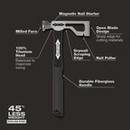 9oz Titanium Drywall Hatchet