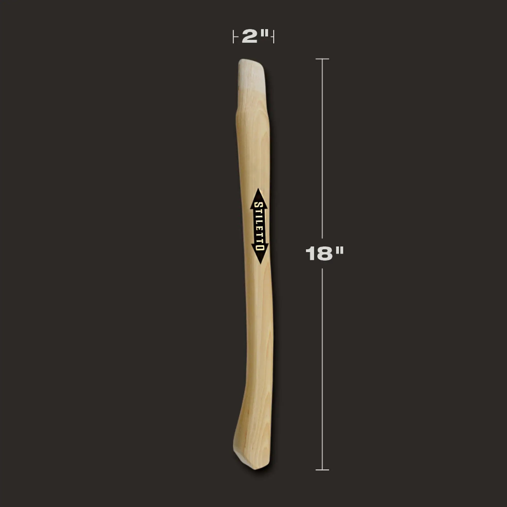18” Curve Hickory Replacement Handle for 12/14oz