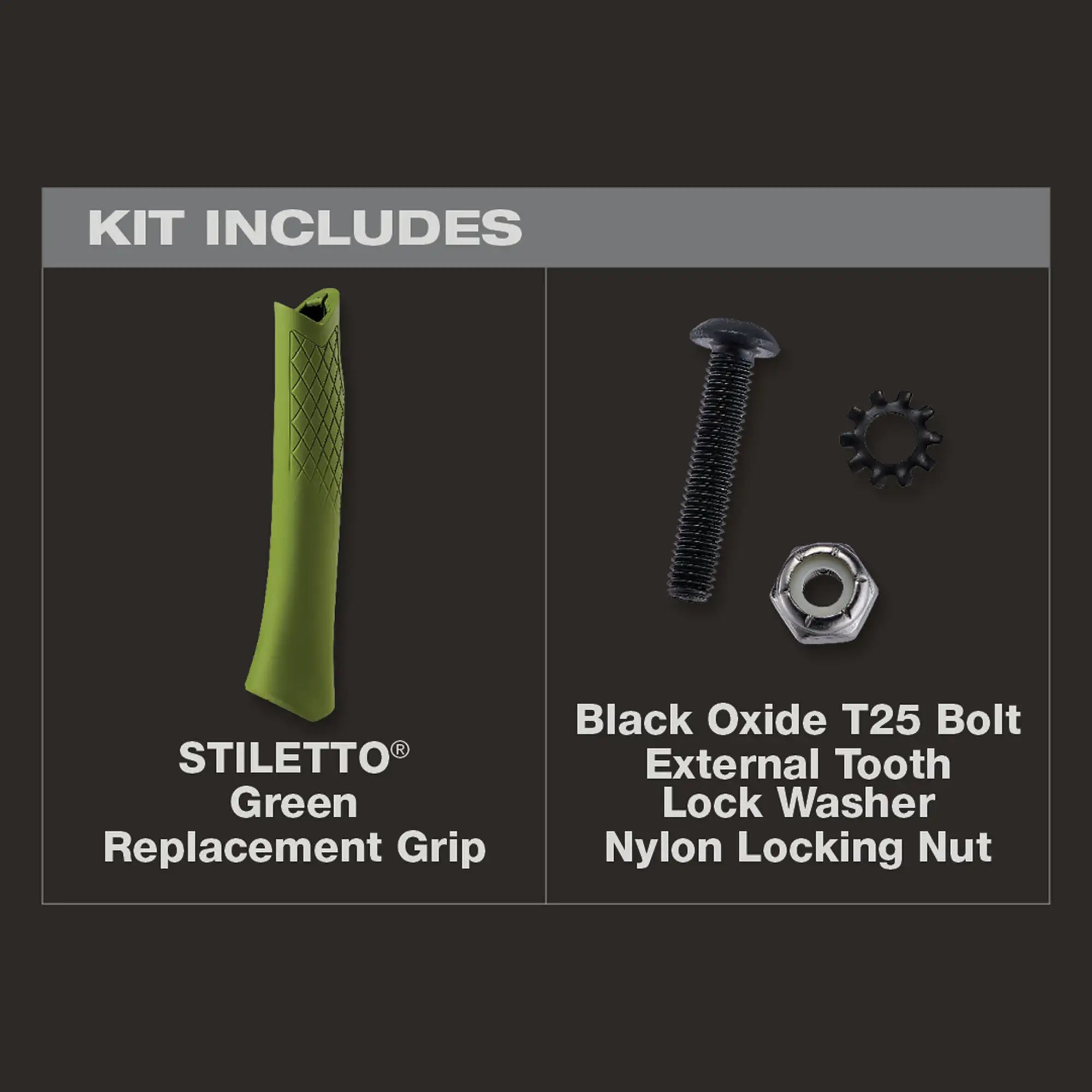 STILETTO® Green Replacement Grip