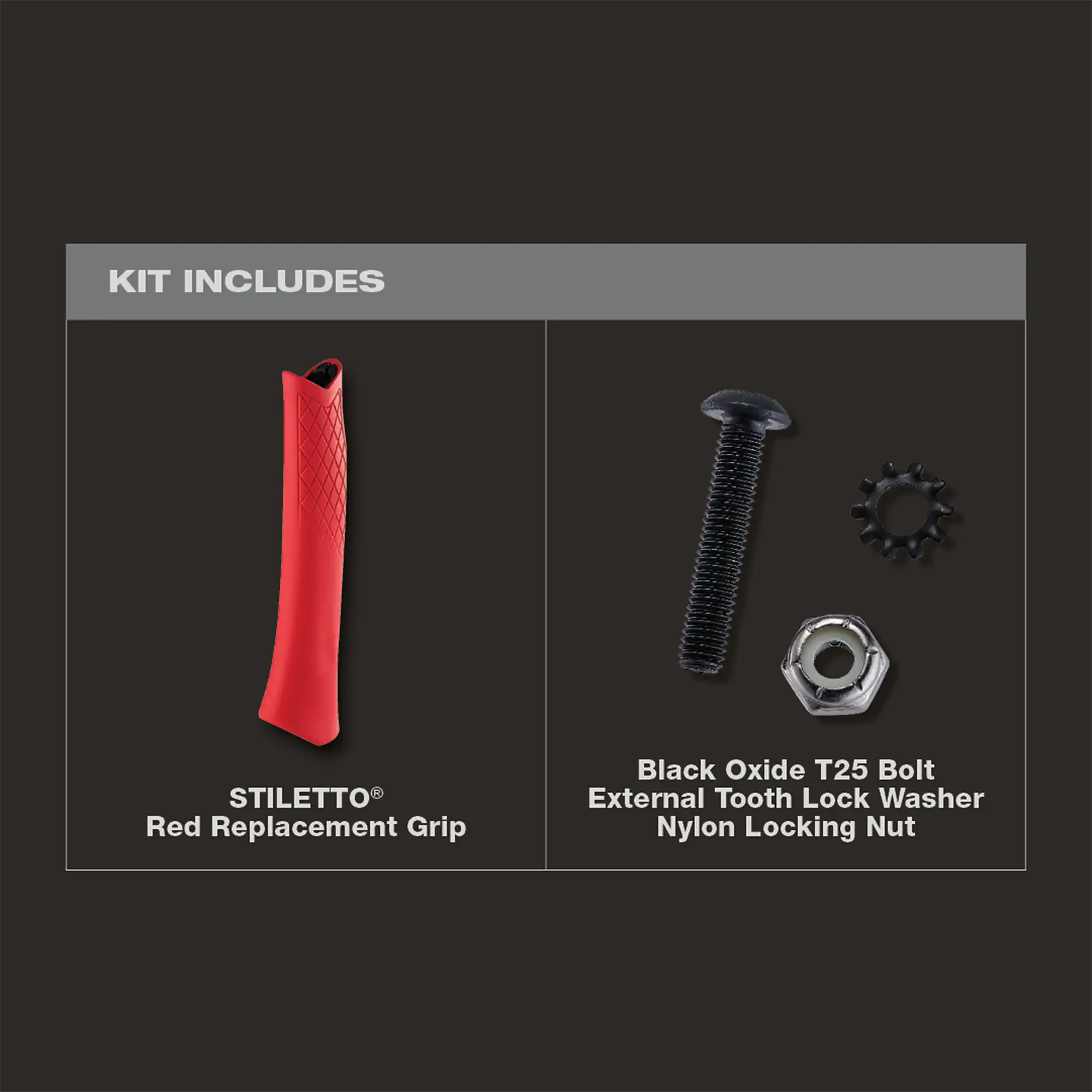 STILETTO® RED Replacement Grip