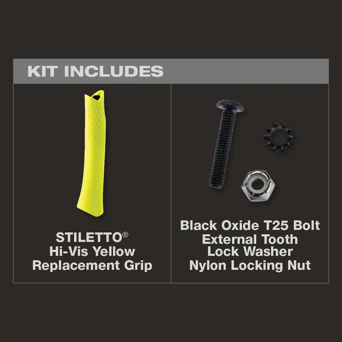 STILETTO® Hi-Vis Yellow Replacement Grip