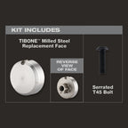 TIBONE™ Smooth Steel Replacement Face