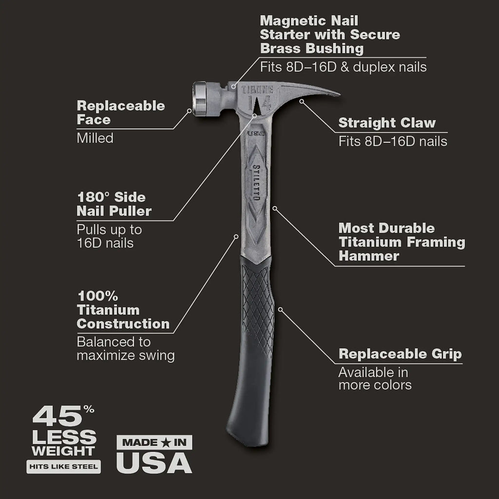 14oz TIBONE™ Milled/Curved Titanium