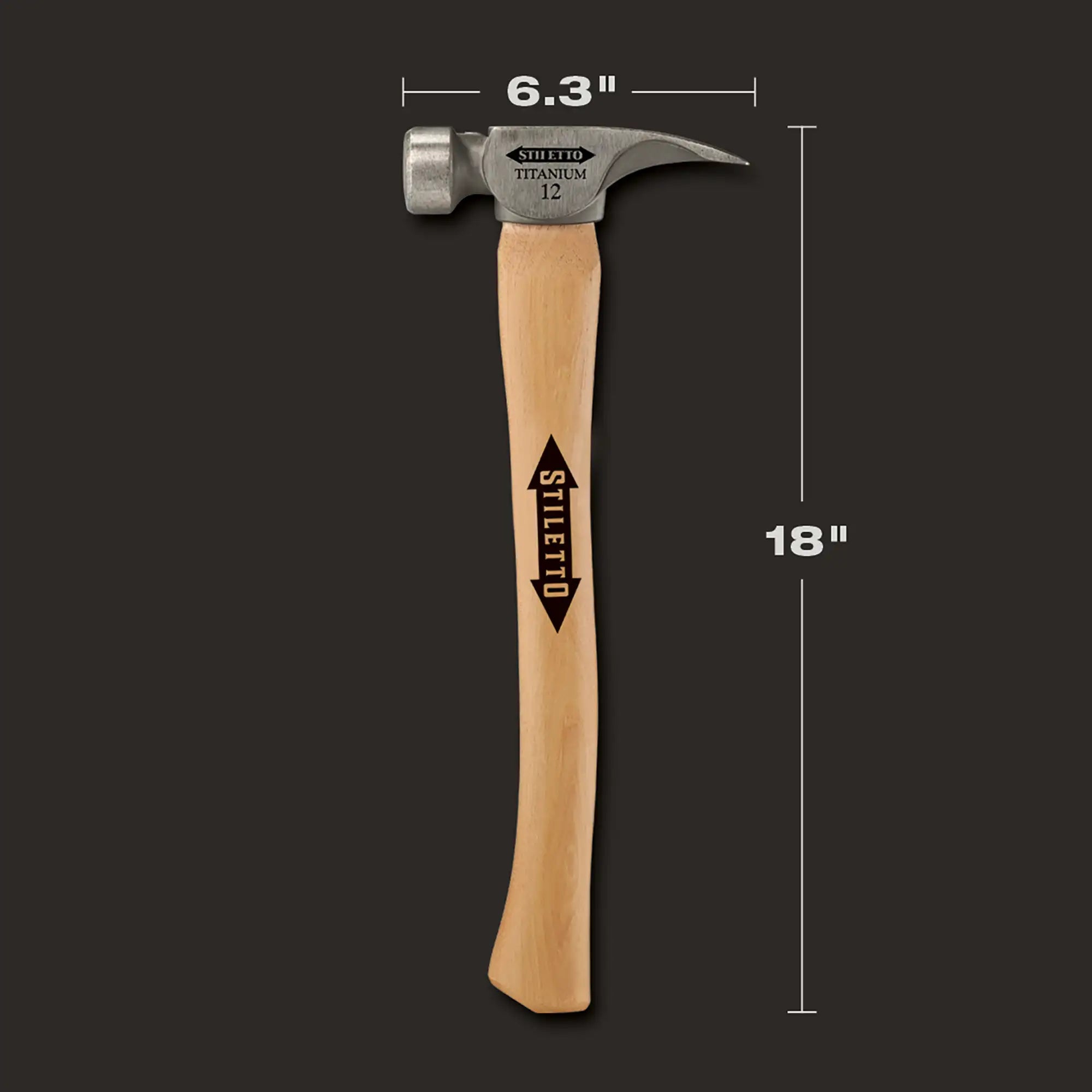 12oz Smooth/Curved Hickory