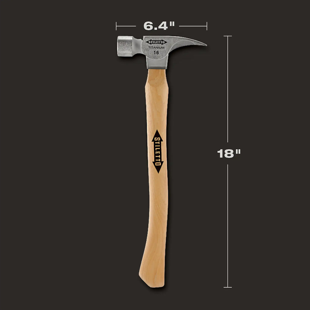 16oz Smooth/Curved Hickory